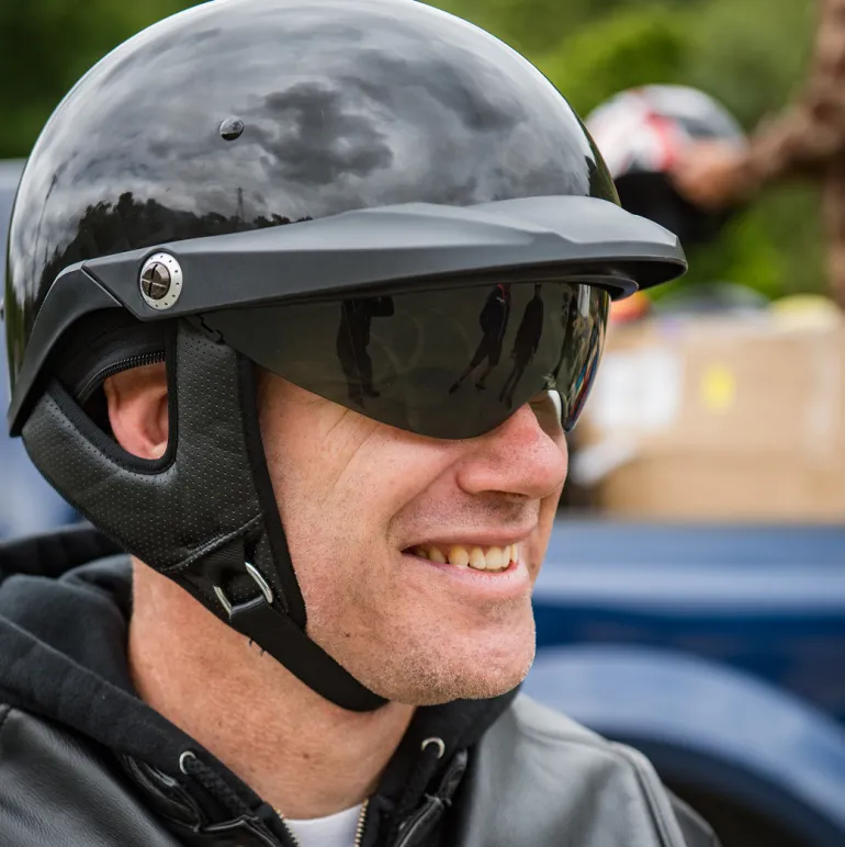 Bell Pit Boss Half Helmet Gloss Black