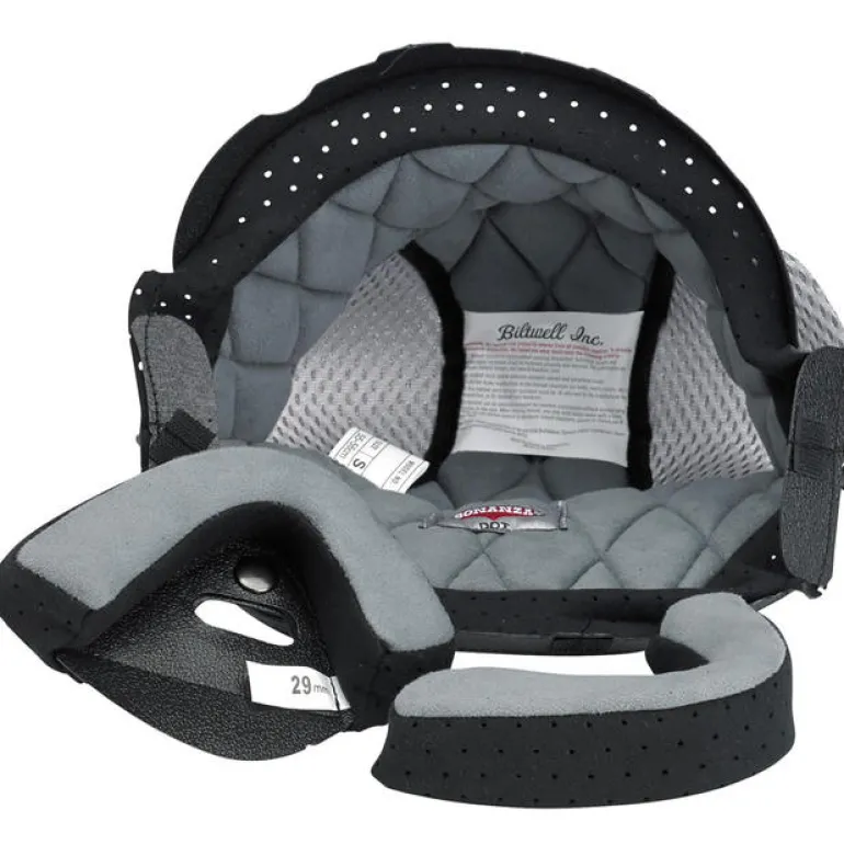Biltwell Bonanza Helmet Liner Black Grey