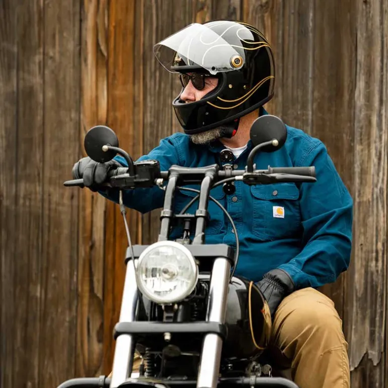 Biltwell Gringo S ECE R22.06 Flames Helmet