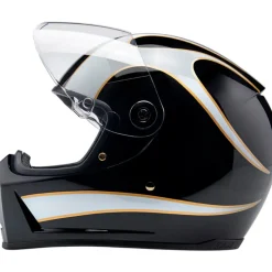Biltwell Lane Splitter ECE R22.06 Flames Helmet