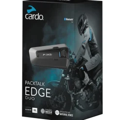 Cardo Packtalk Edge Bluetooth Headset Communication System - Duo PT200101