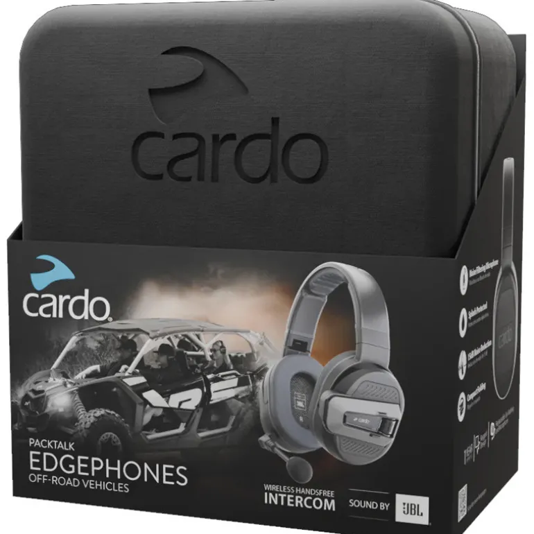 Cardo Packtalk Edge ORV and Edgephones- Single Pack PTHP0002