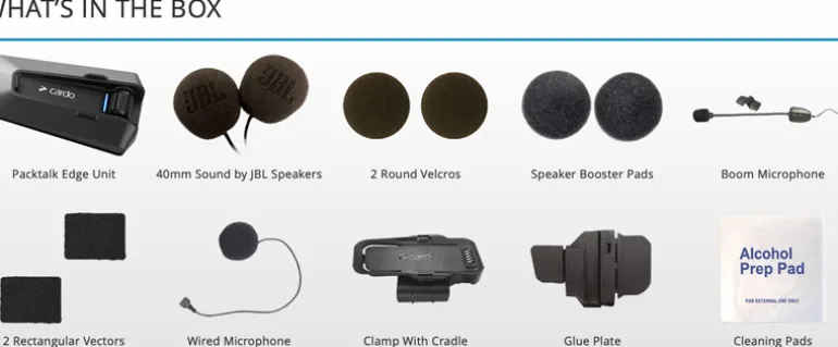 Cardo Packtalk Edge ORV Communication Systems - Single PT200050