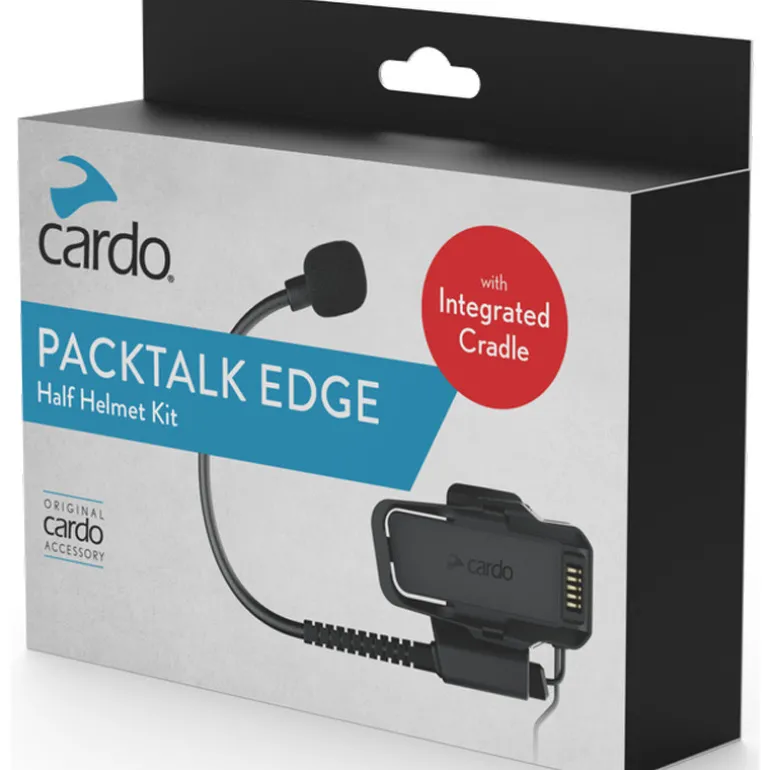 Cardo Packtalk Pro/Edge Half Helmet Kit