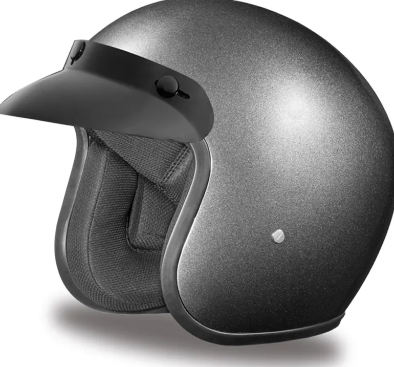 Daytona Cruiser Helmet Gun Metal Metallic