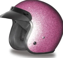 Daytona Cruiser Helmet Pink Metal Flake