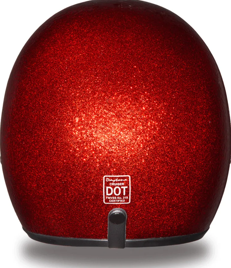 Daytona Cruiser Helmet Red Metal Flake