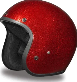 Daytona Cruiser Helmet Red Metal Flake