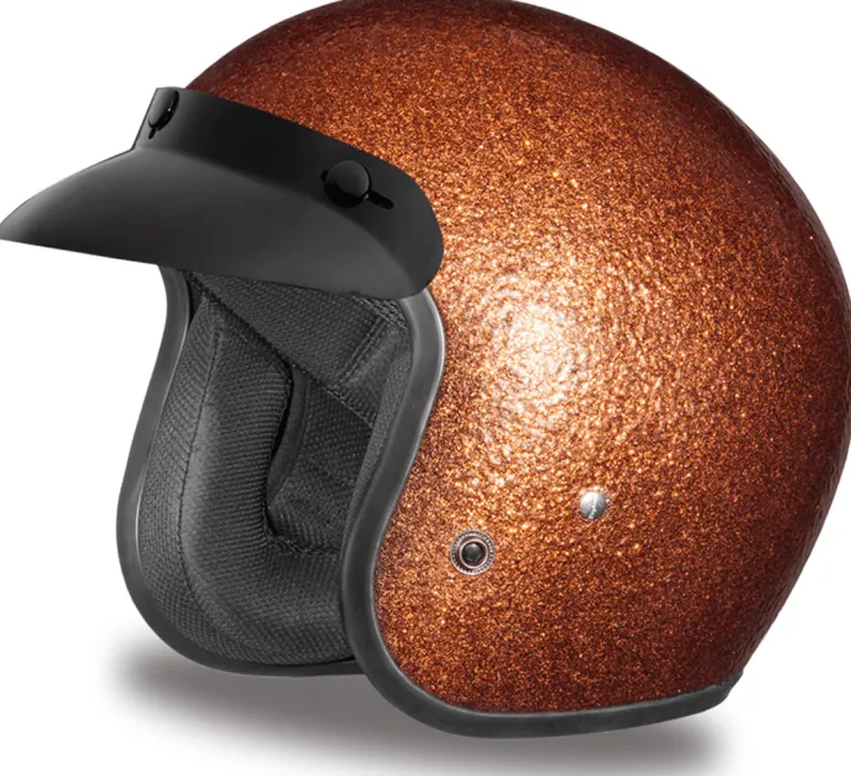 Daytona Cruiser Helmet Root Beer Metal Flake