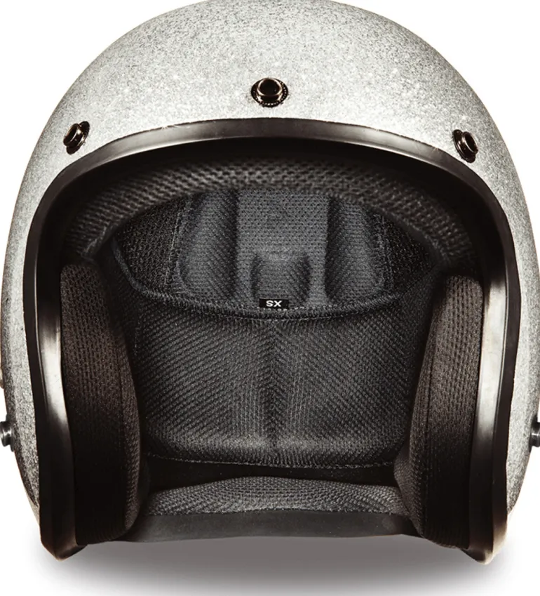 Daytona Cruiser Helmet Silver Metal Flake