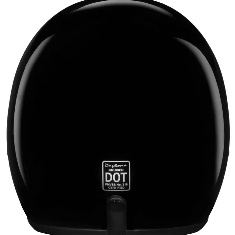 Daytona Cruiser Jr Open Face Helmet Hi Gloss Black