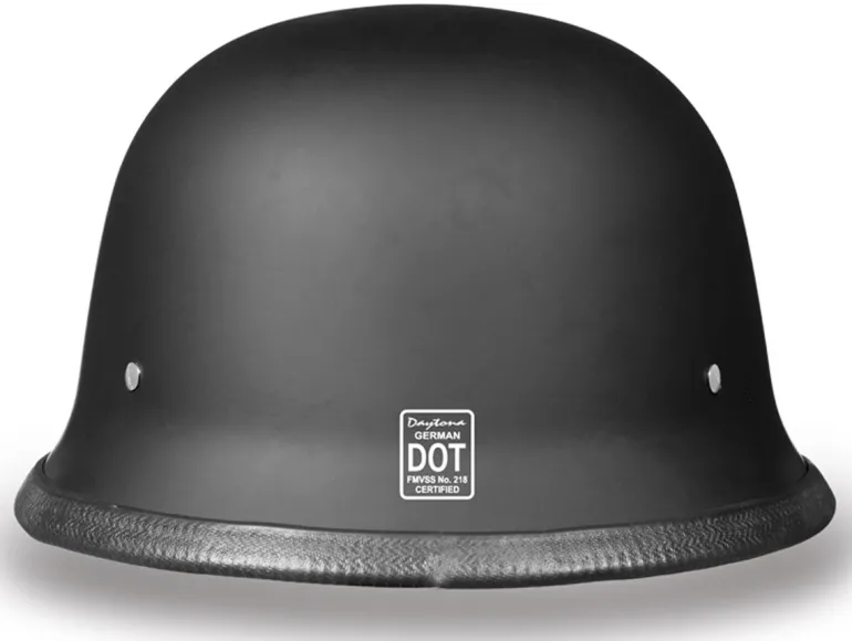 Daytona German Helmet DOT Dull Black