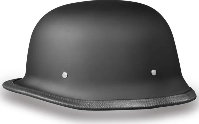 Daytona German Helmet DOT Dull Black