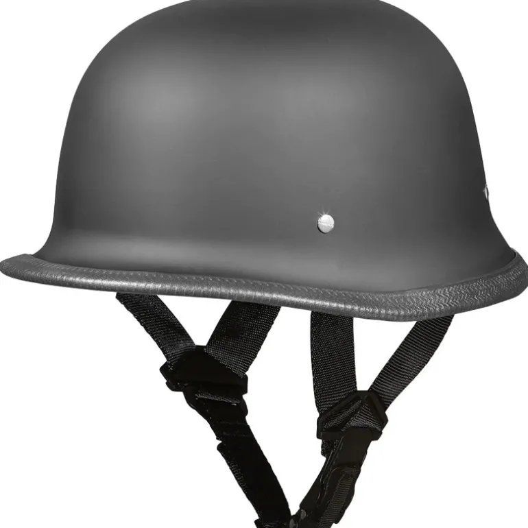 Daytona German Helmet DOT Dull Black