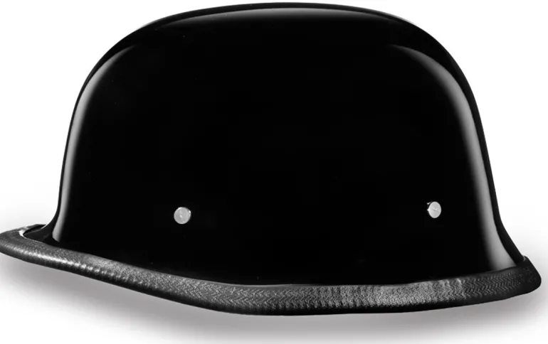 Daytona German Helmet DOT Hi-Gloss Black