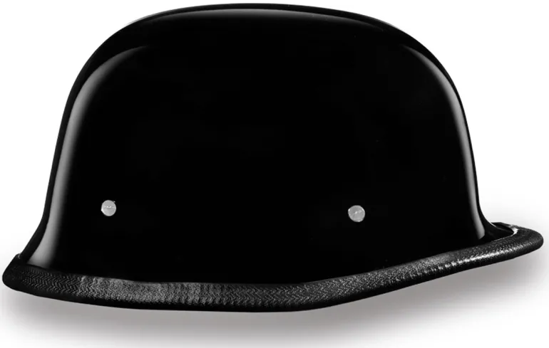 Daytona German Helmet DOT Hi-Gloss Black