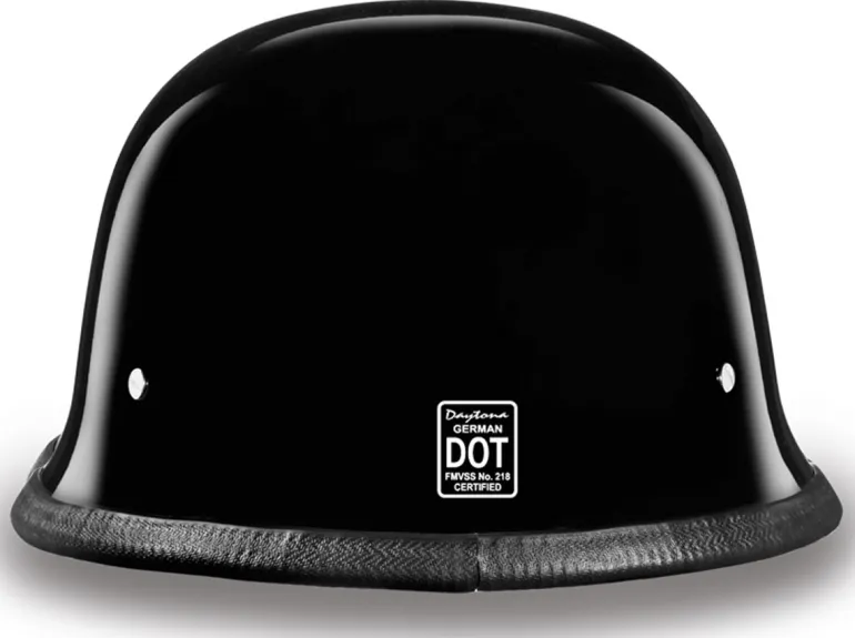 Daytona German Helmet DOT Hi-Gloss Black