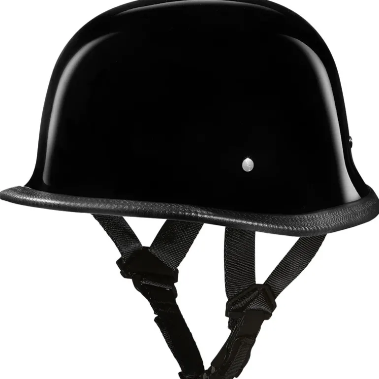 Daytona German Helmet DOT Hi-Gloss Black