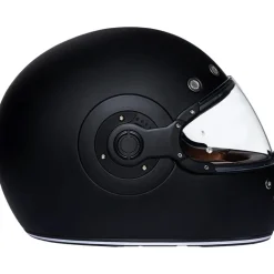 Daytona Retro Dull Black Accents Helmet