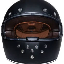 Daytona Retro Dull Black Accents Helmet