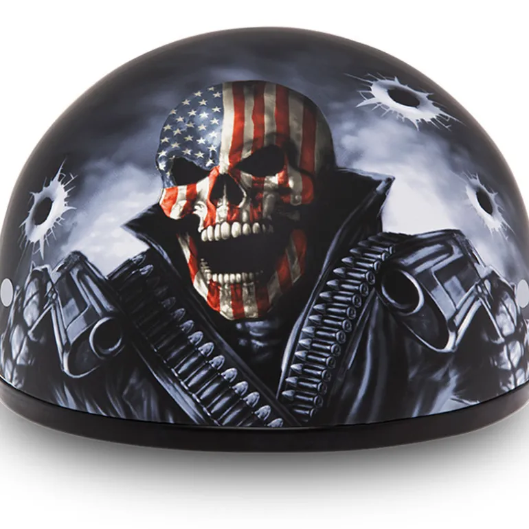 Daytona Skull Cap Come Get 'Em Helmet