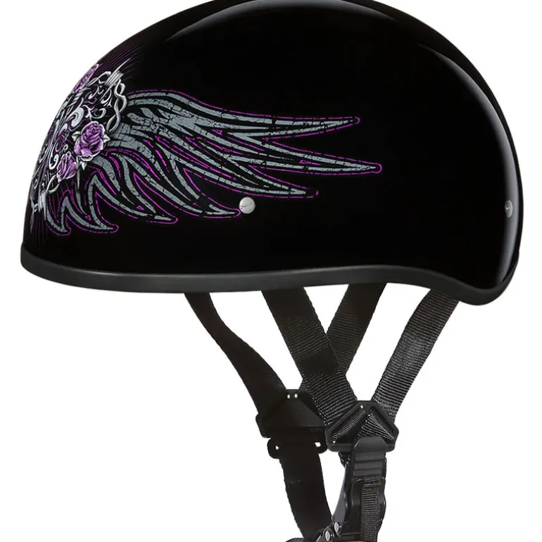 Daytona Skull Cap Helmet Barbed Wire Heart