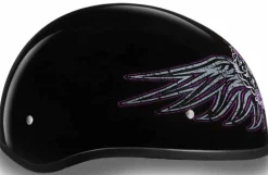 Daytona Skull Cap Helmet Barbed Wire Heart