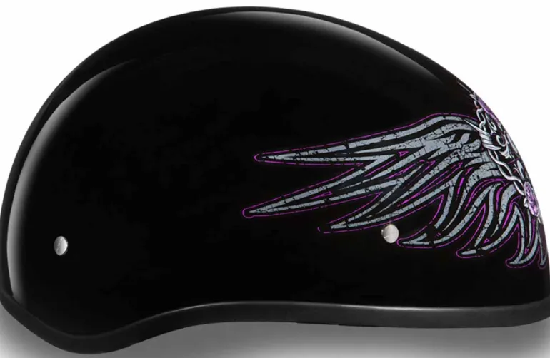 Daytona Skull Cap Helmet Barbed Wire Heart