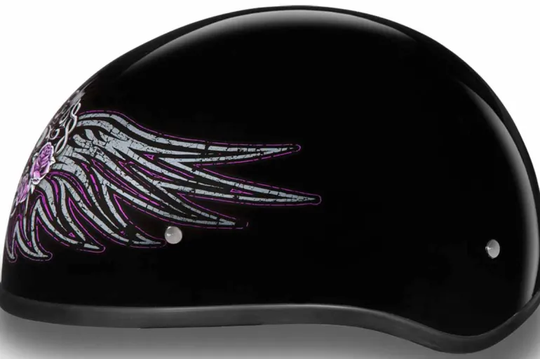 Daytona Skull Cap Helmet Barbed Wire Heart