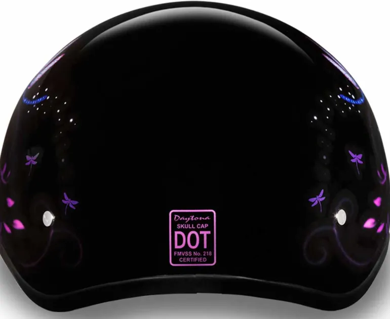 Daytona Skull Cap Helmet Dragonfly