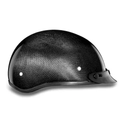 Daytona Skull Cap Helmet Grey Carbon Fiber