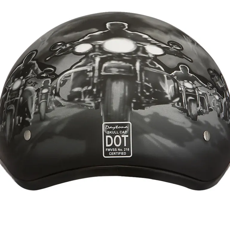 Daytona Skull Cap Helmet Guns