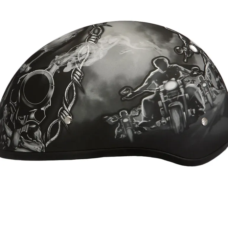 Daytona Skull Cap Helmet Guns