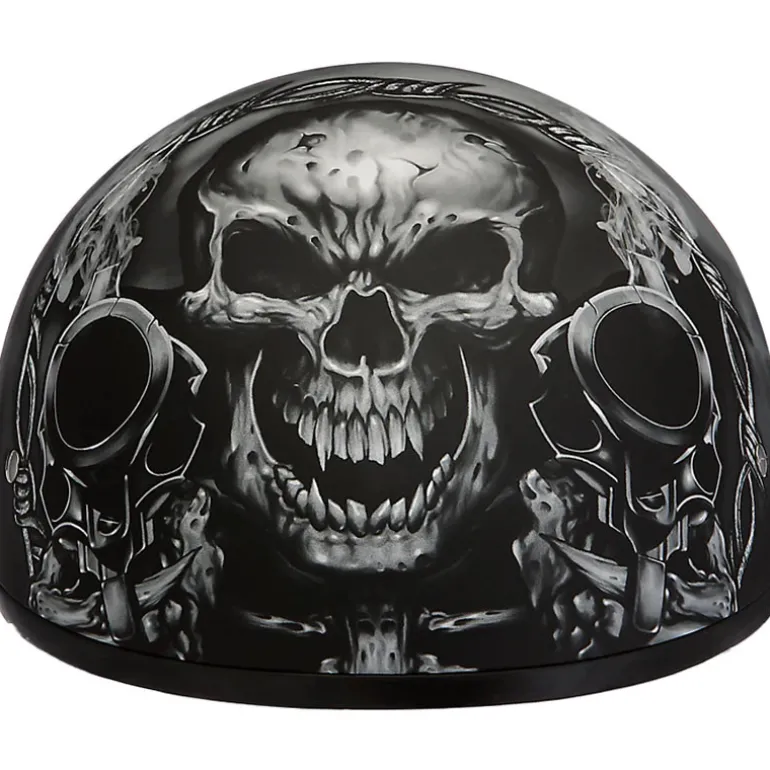 Daytona Skull Cap Helmet Guns