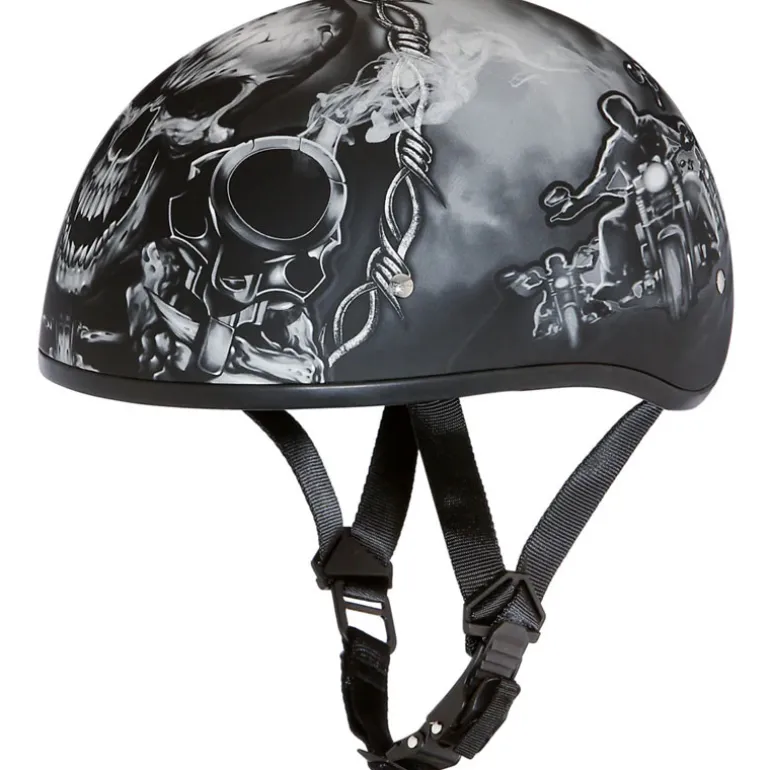 Daytona Skull Cap Helmet Guns