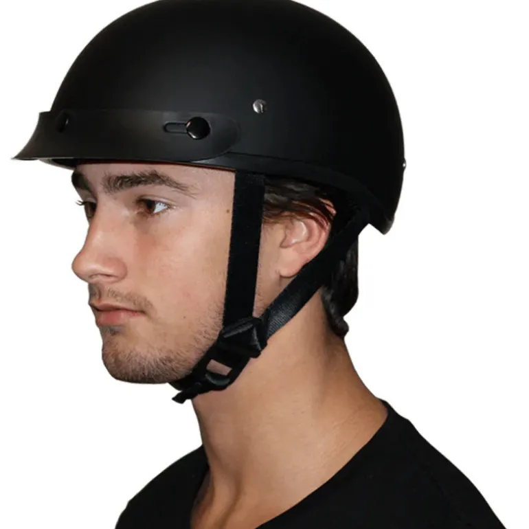 Daytona Skull Cap Helmet Hi-Gloss White
