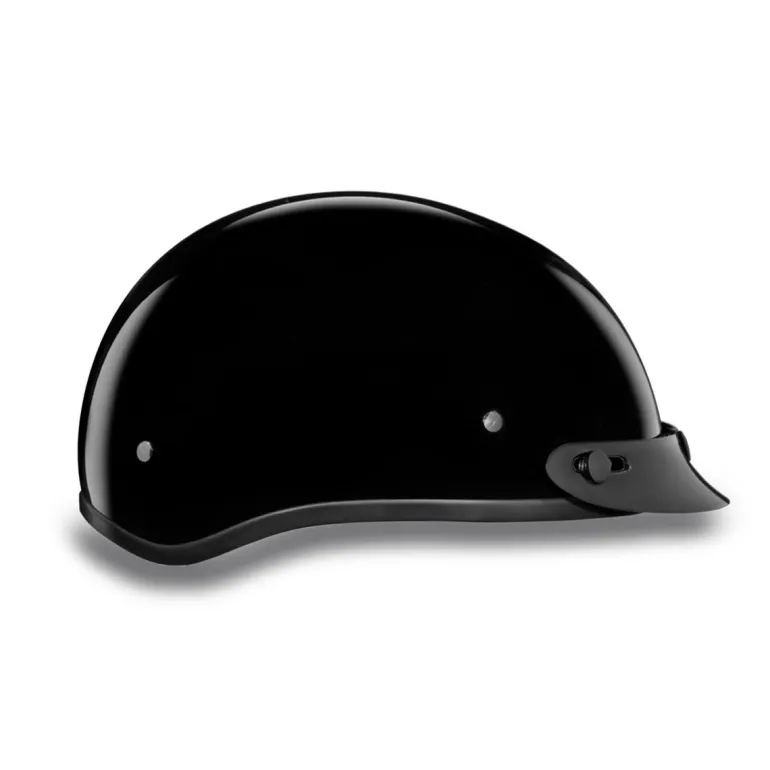 Daytona Skull Cap Helmet Hi-Gloss Black