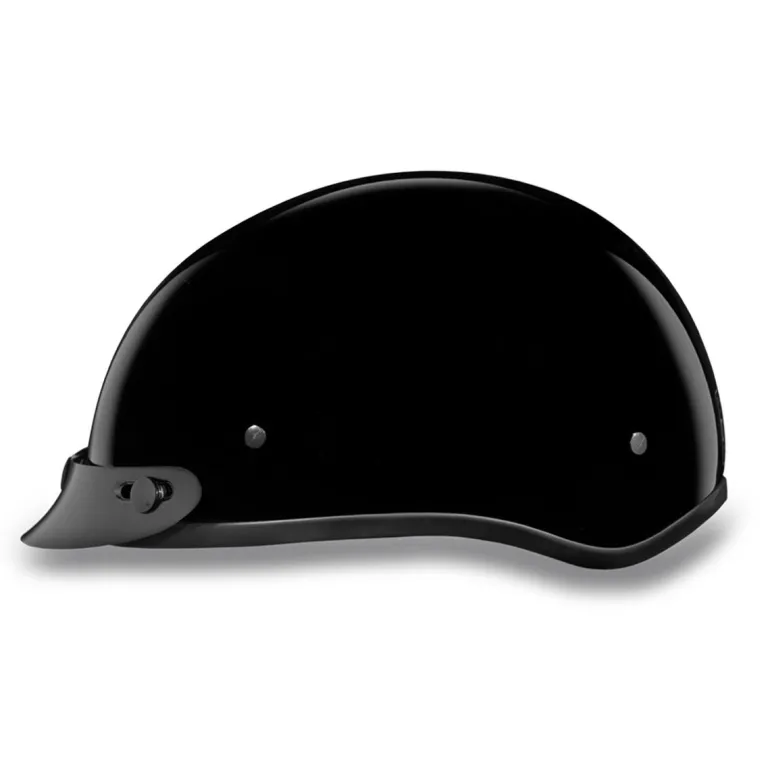 Daytona Skull Cap Helmet Hi-Gloss Black