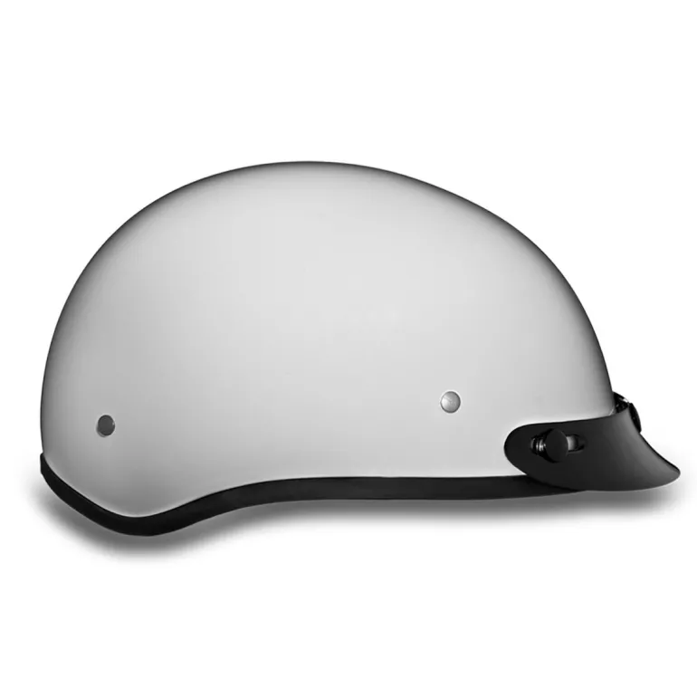 Daytona Skull Cap Helmet Pearl White