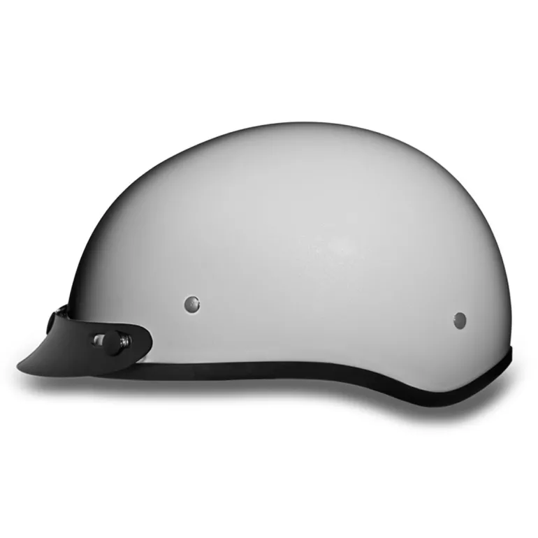 Daytona Skull Cap Helmet Pearl White