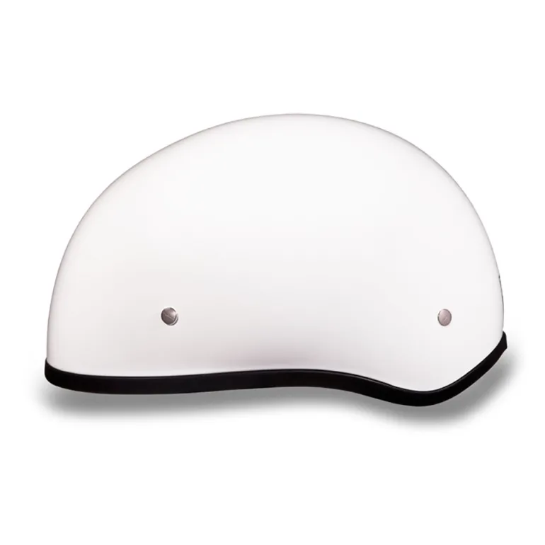 Daytona Skull Cap Helmet w/o Visor Hi-Gloss White