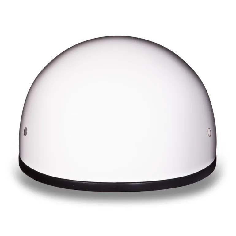 Daytona Skull Cap Helmet w/o Visor Hi-Gloss White