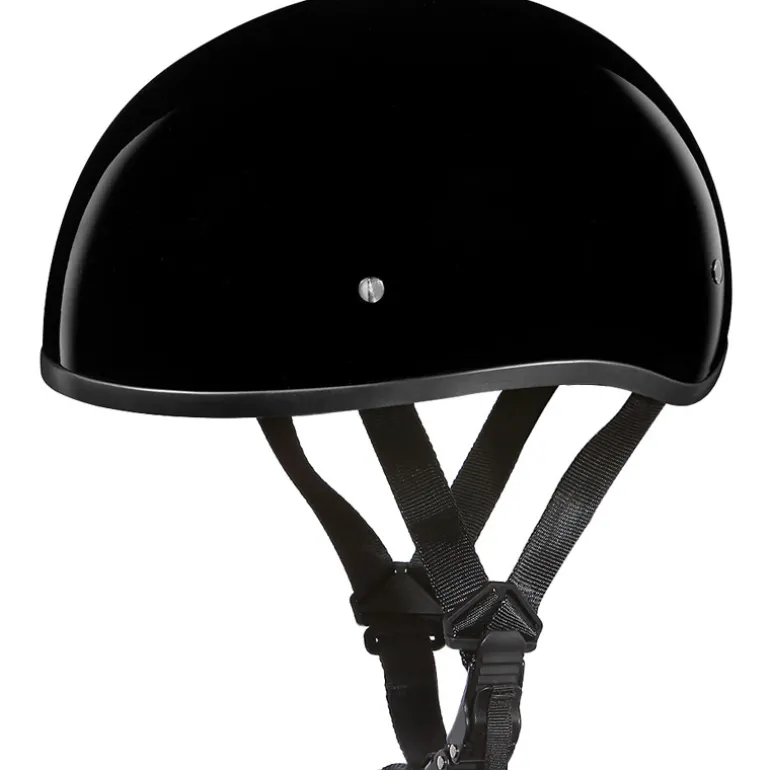 Daytona Skull Cap Helmet w/o Visor Hi-Gloss Black