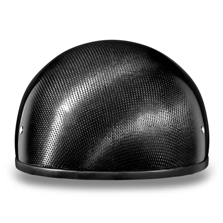 Daytona Skull Cap Helmet w/o Visor Grey Carbon Fiber