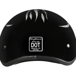 Daytona Skull Cap Ignite Grey Helmet
