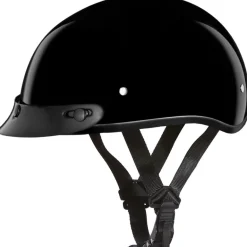 Daytona Skull Cap Jr Helmet Hi Gloss Black