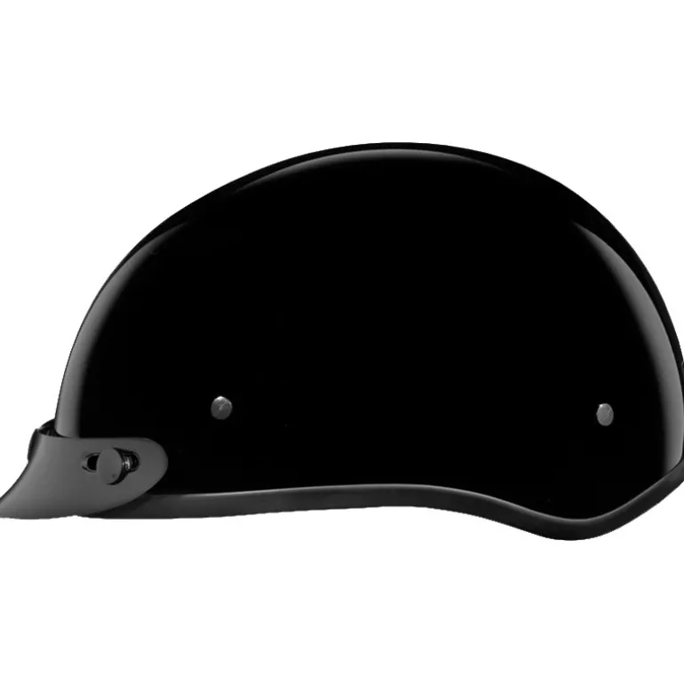 Daytona Skull Cap Jr Helmet Hi Gloss Black