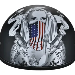 Daytona Skull Cap Make 'Em Pay Helmet