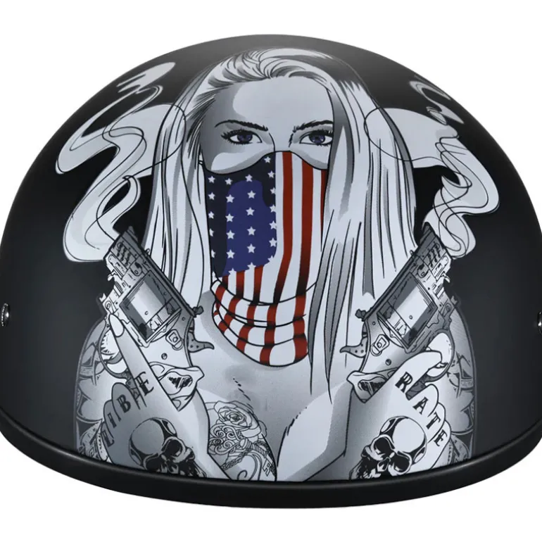 Daytona Skull Cap Make 'Em Pay Helmet