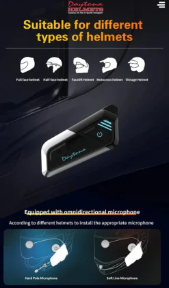 Daytona Universal Bluetooth Communication System - Solo